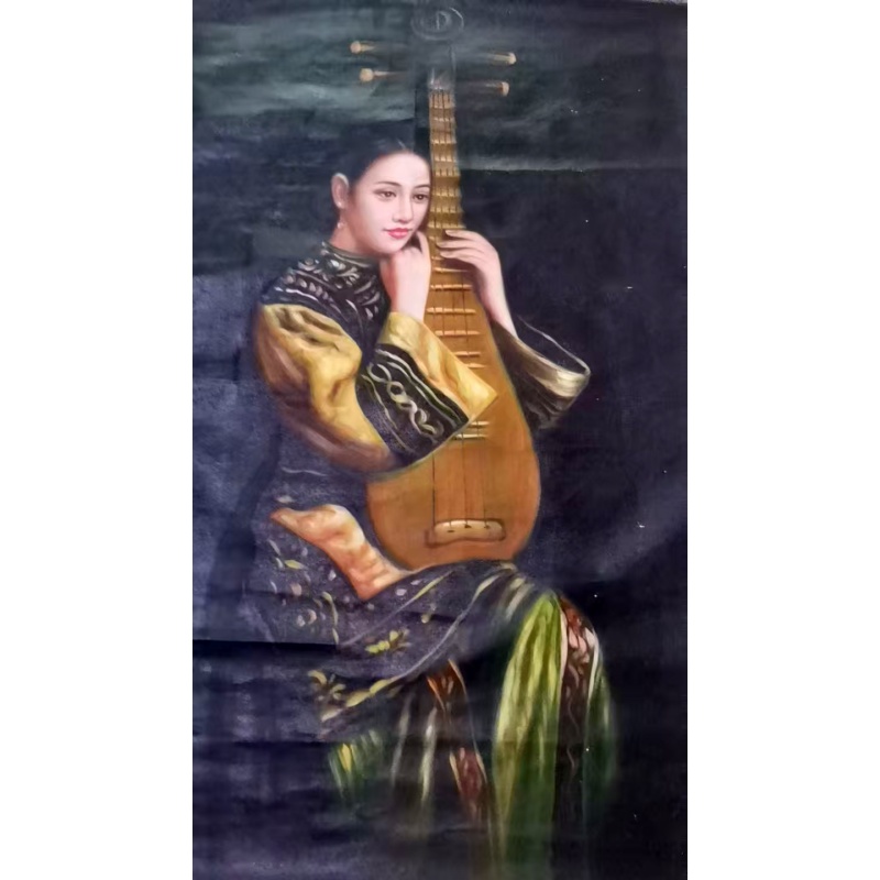 琵琶任女图AA0009