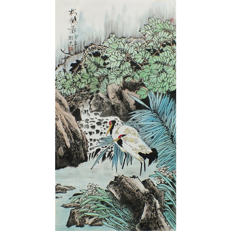 松鹤图20188