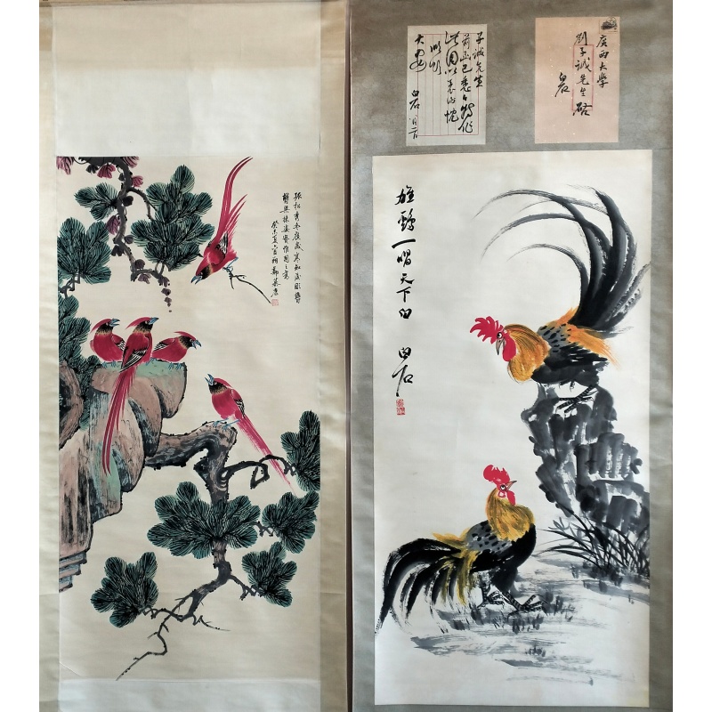 雄鸡、松鸟图585480