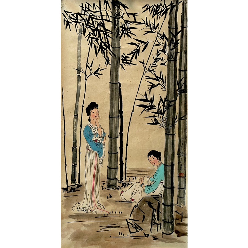 青竹仕女图565930