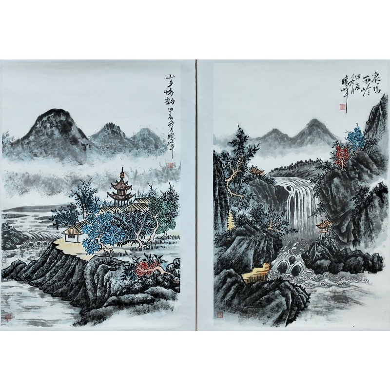 泉鸣西岭、山乡情韵822828