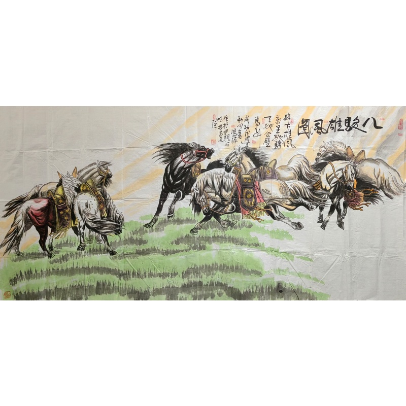 八骏雄风图587250