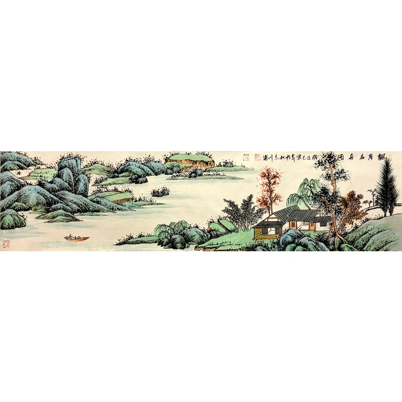 枫岸扁舟图581610