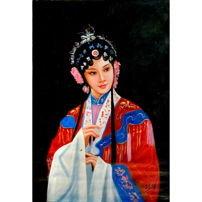 红衣美女图579630