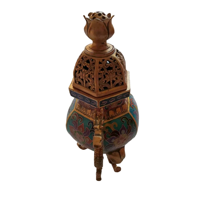 景泰蓝香掐丝珐琅香炉AH0016