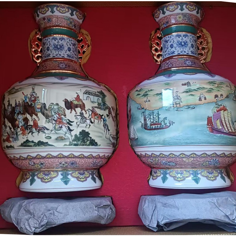 《丝路风情》瓷王双尊AG0134