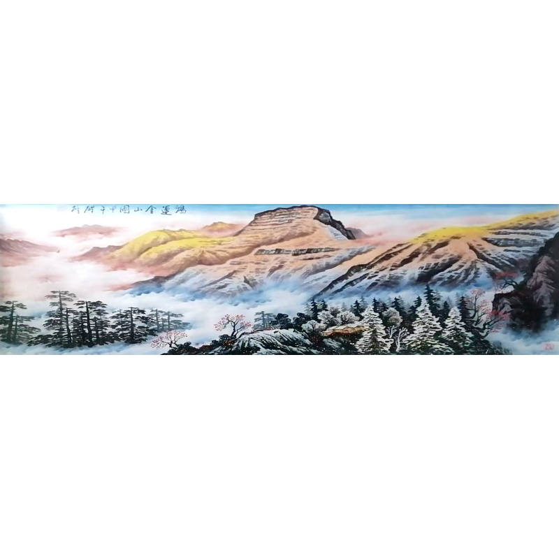 鸿运金山图AG0142