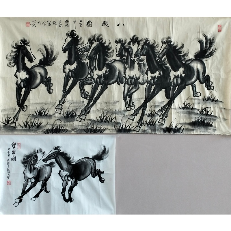 八骏图、双骏图60202