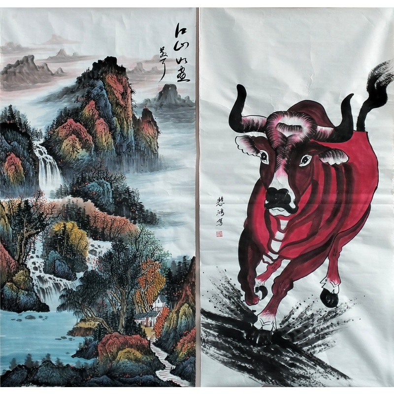 江山如画、牛气冲天60331