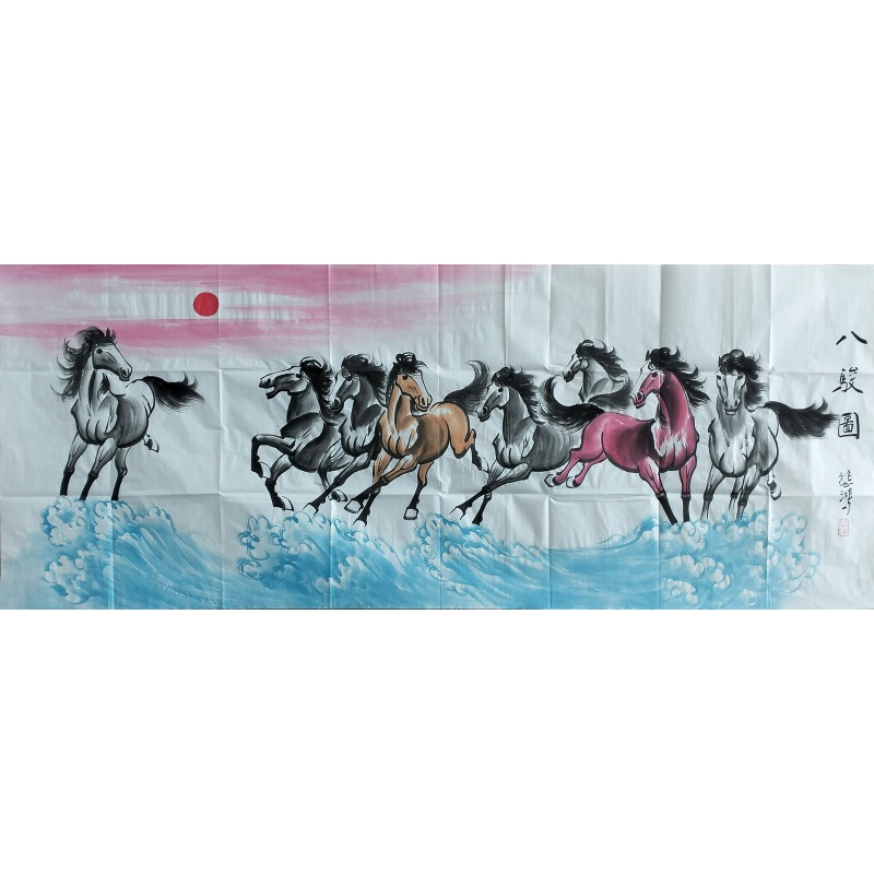 徐悲鸿 八骏图60228