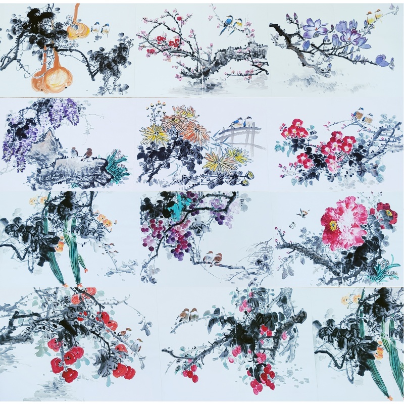 花鸟集册页58137