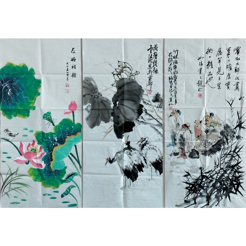 荷塘雅韵、荷塘情趣、雅集图60301