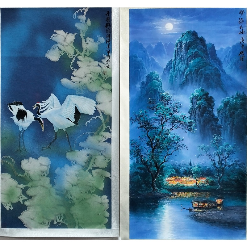 丹顶鹤图、梦染云岫59884