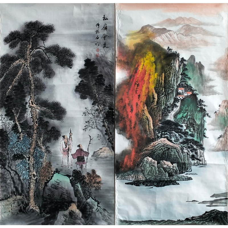 松巅会友、山水59976