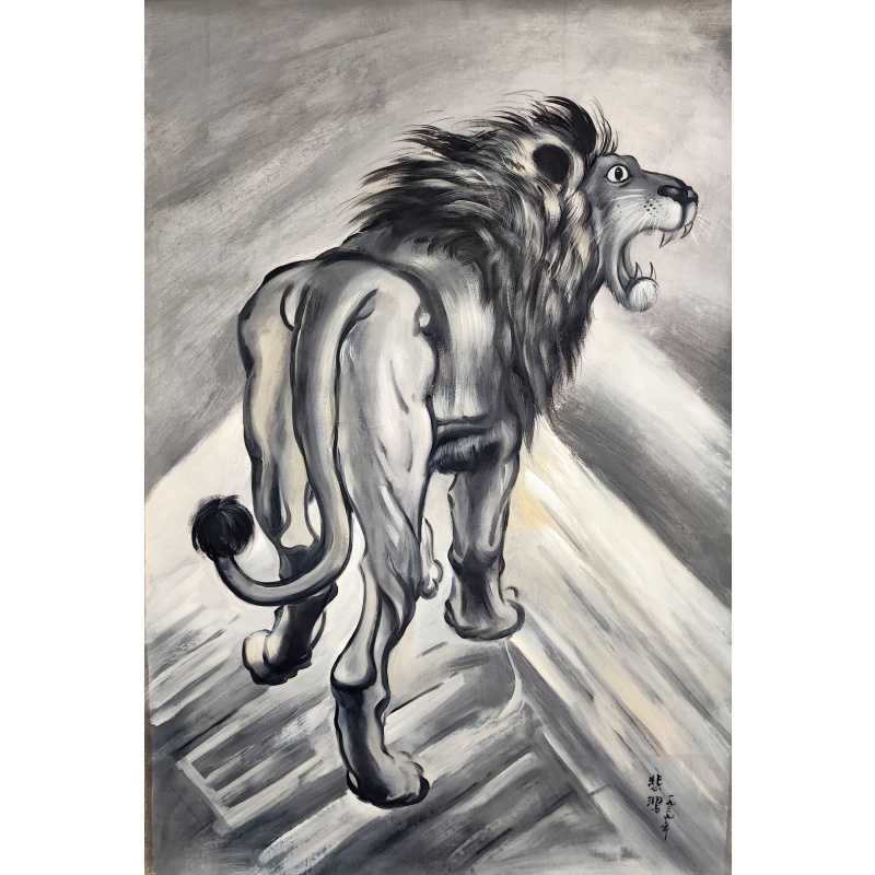 油画雄狮5312