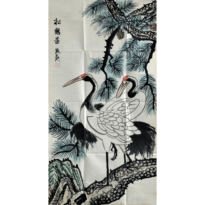 松鹤图60350