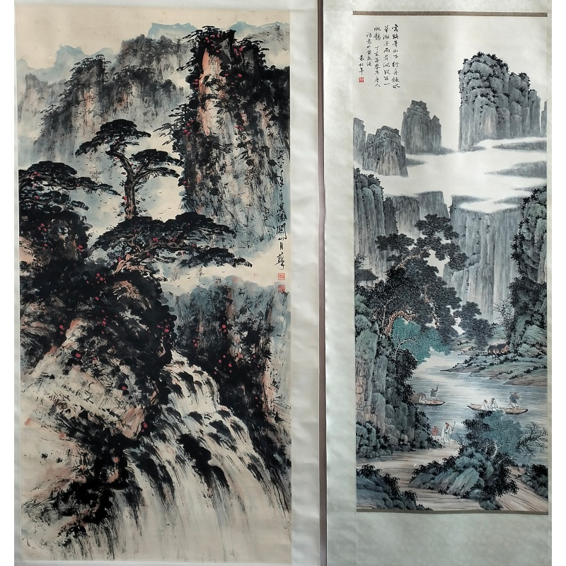 松涛图、访友图59556