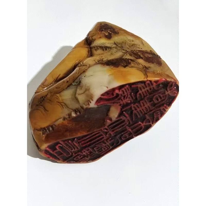 寿山石随形印章AB0609