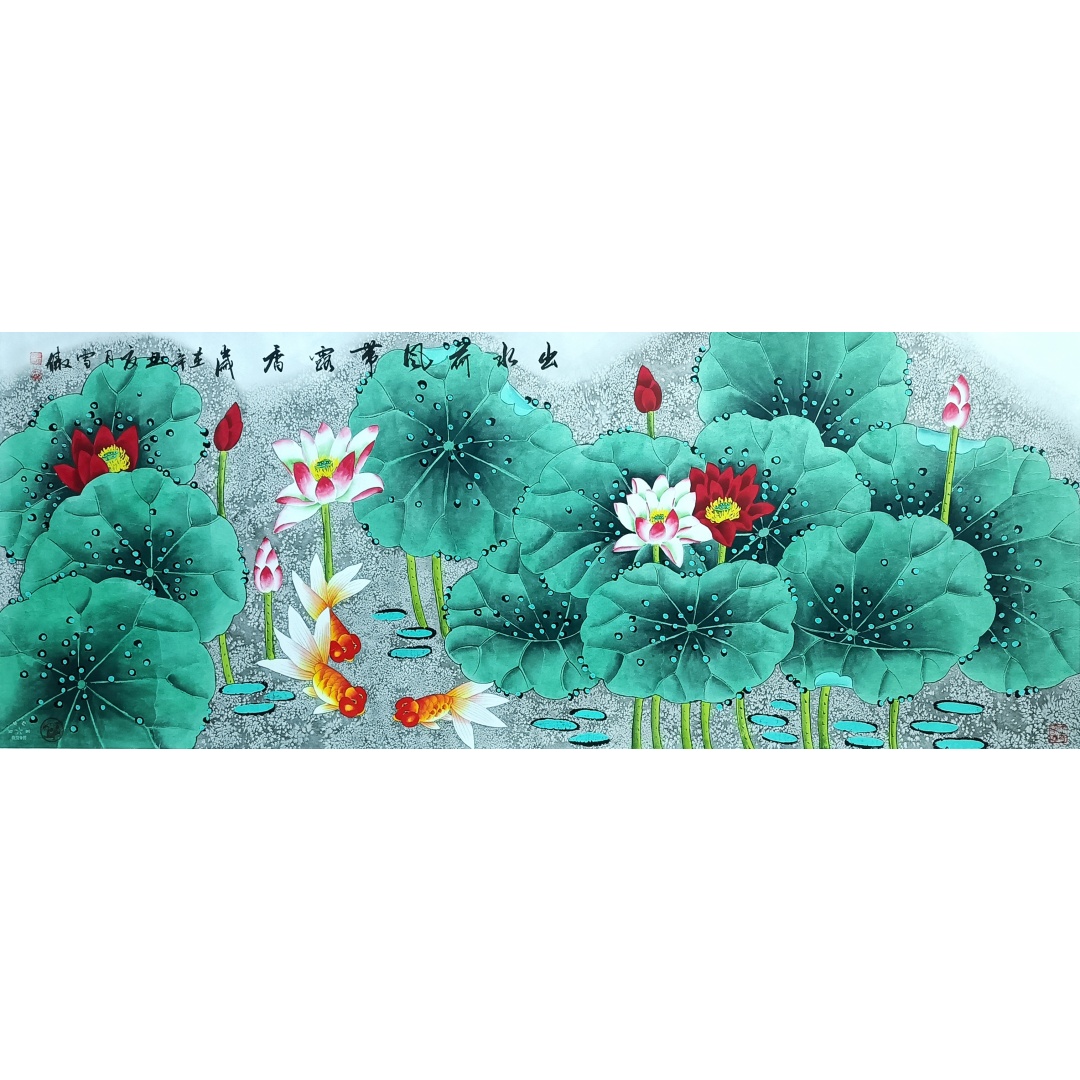 出水荷风带露香59771