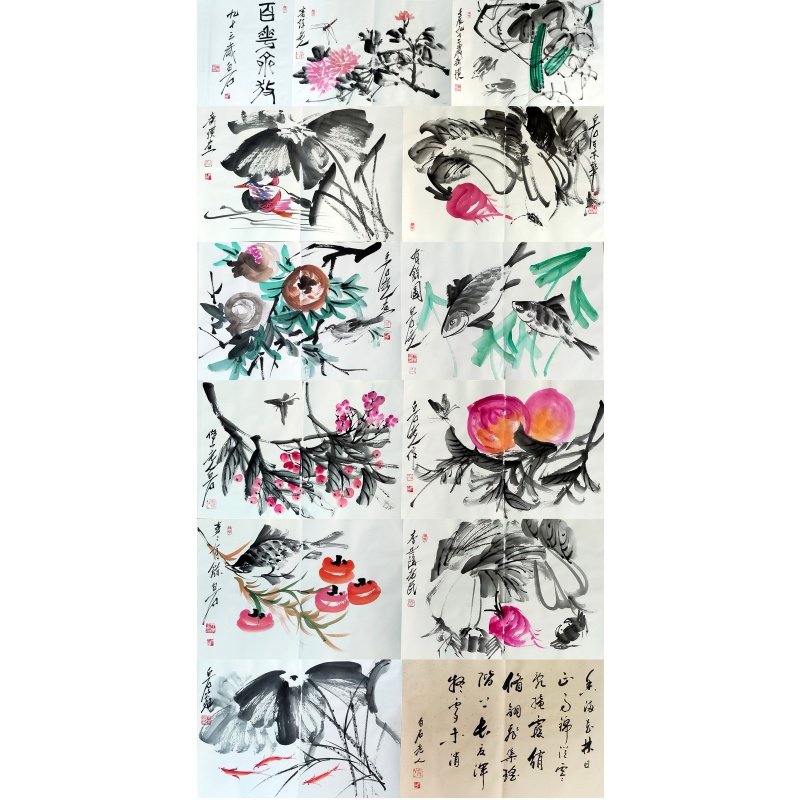 齐白石花鸟册页5092