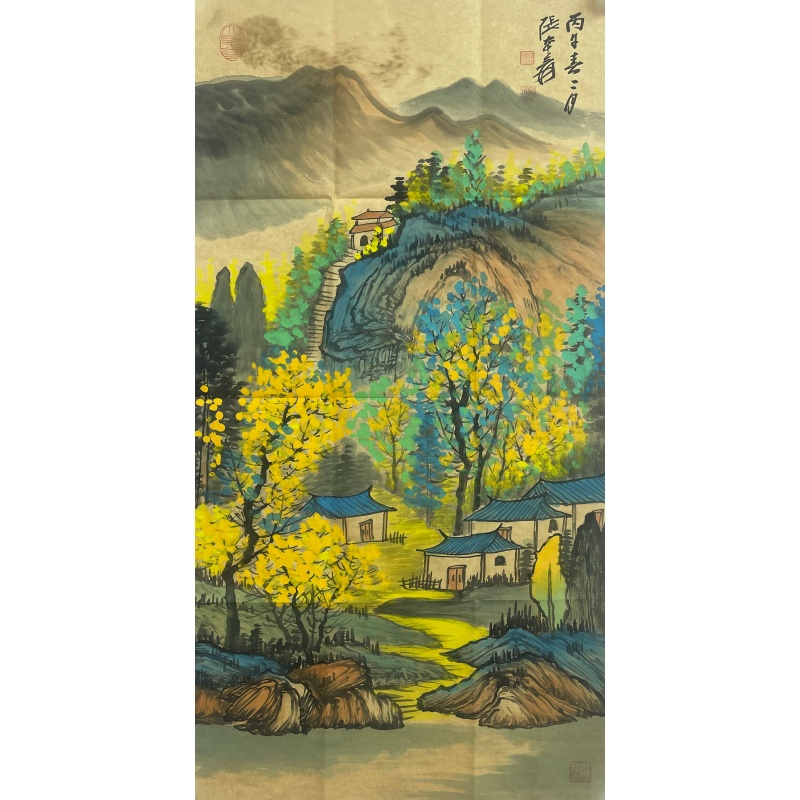 秋山雅居图AC0132