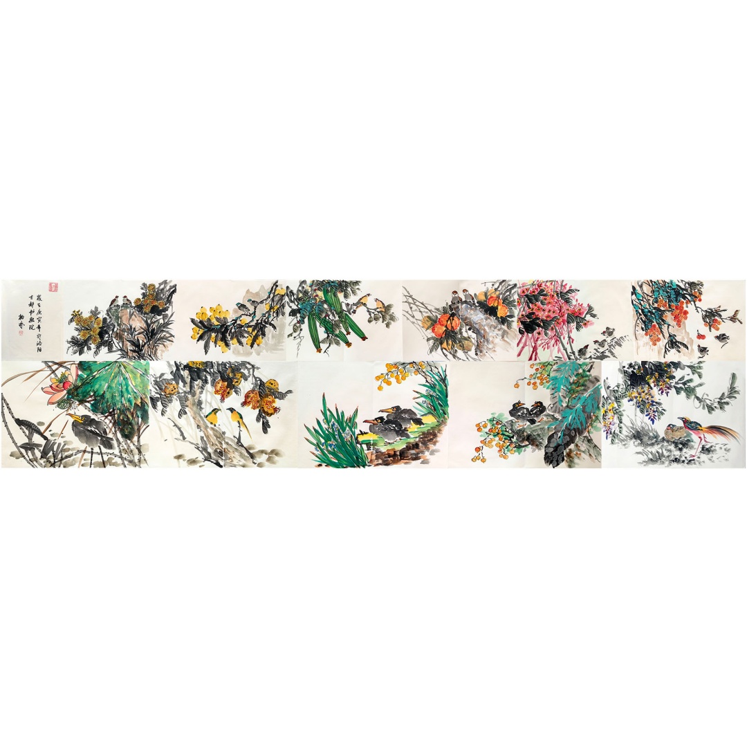 百鸟朝凤册页4010