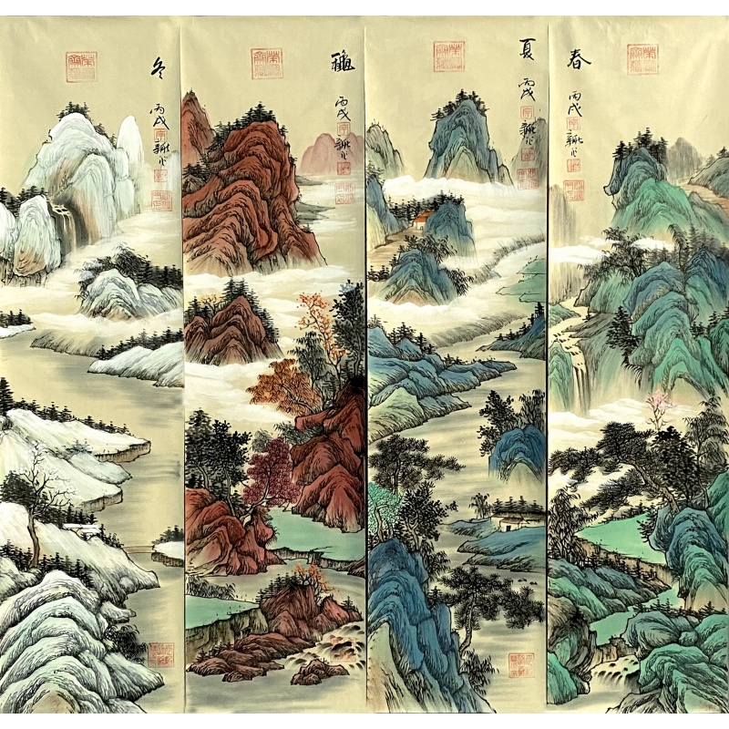 四条屏李新社3689