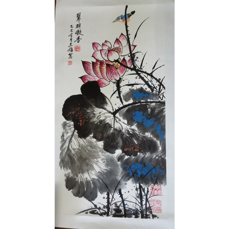 《鹤舞荷间》《翠羽凝香》AA0197