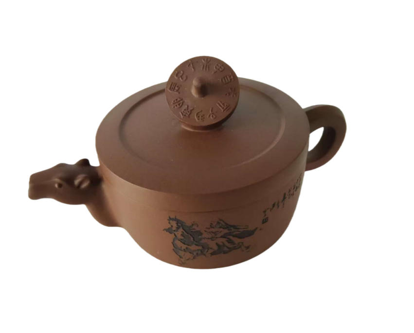 范国美、蒋艺华、汪程琼、容铁、宗少山合作《马到成功》系列紫砂壶一套AD0104