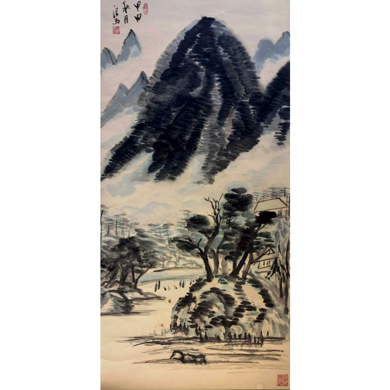 润雨山水画AH0106