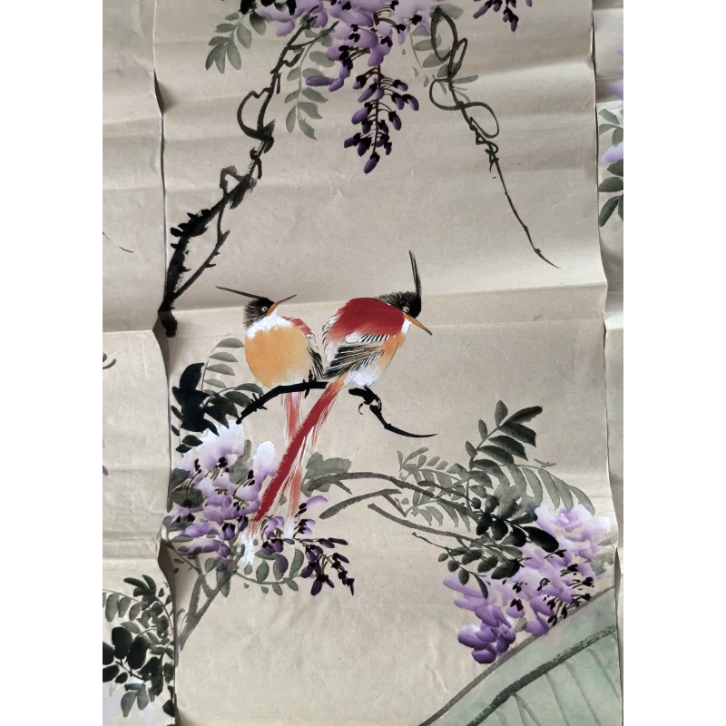 花鸟图四条屏AB0619