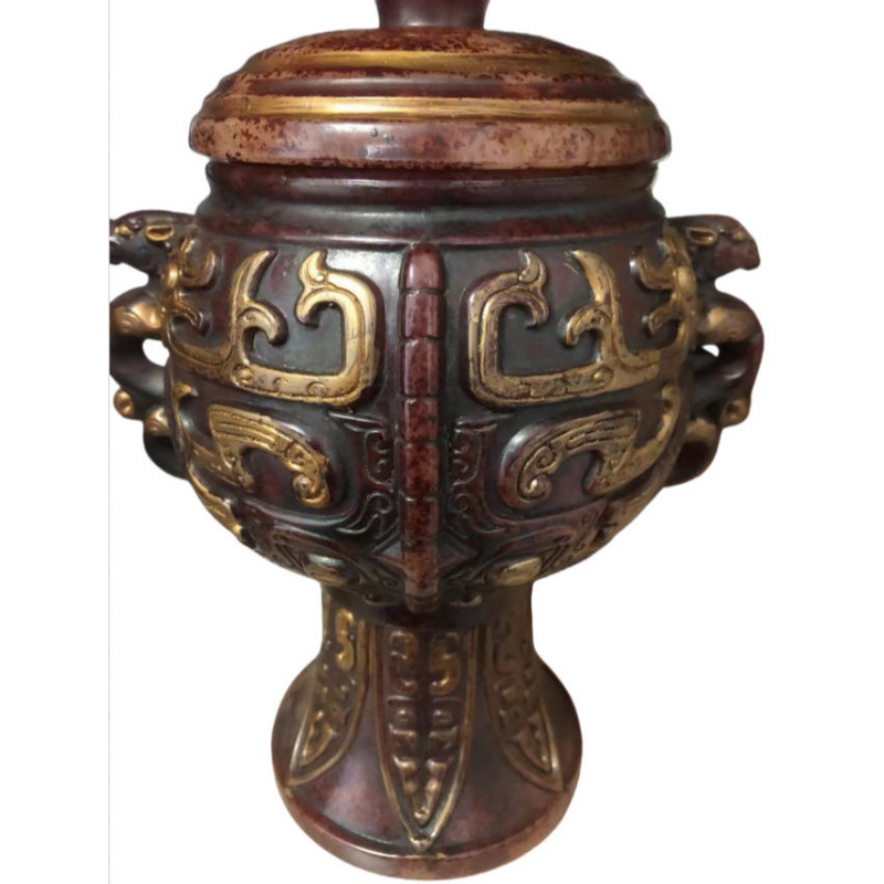 兽面双耳樽玉AB0139