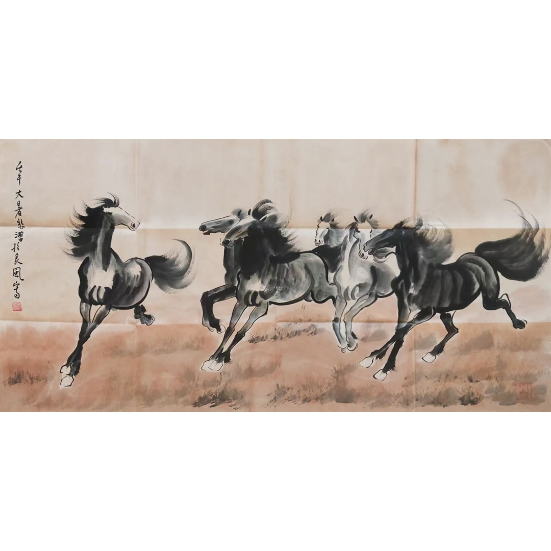 《骏马图》AD0056