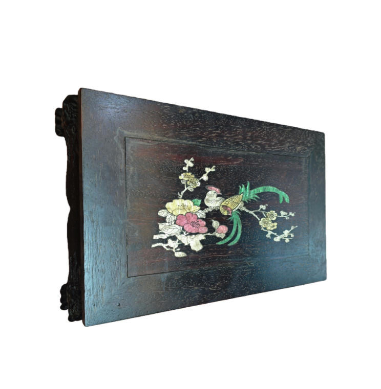 《绿松石算盘》《红木小炕几》AD0130