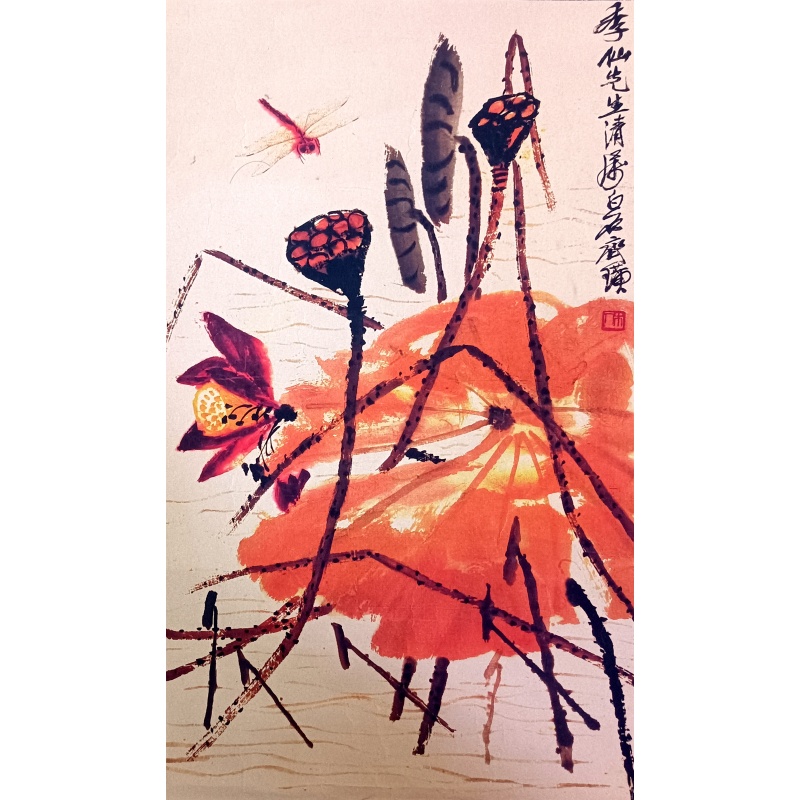 荷花蜻蜓图AG0279