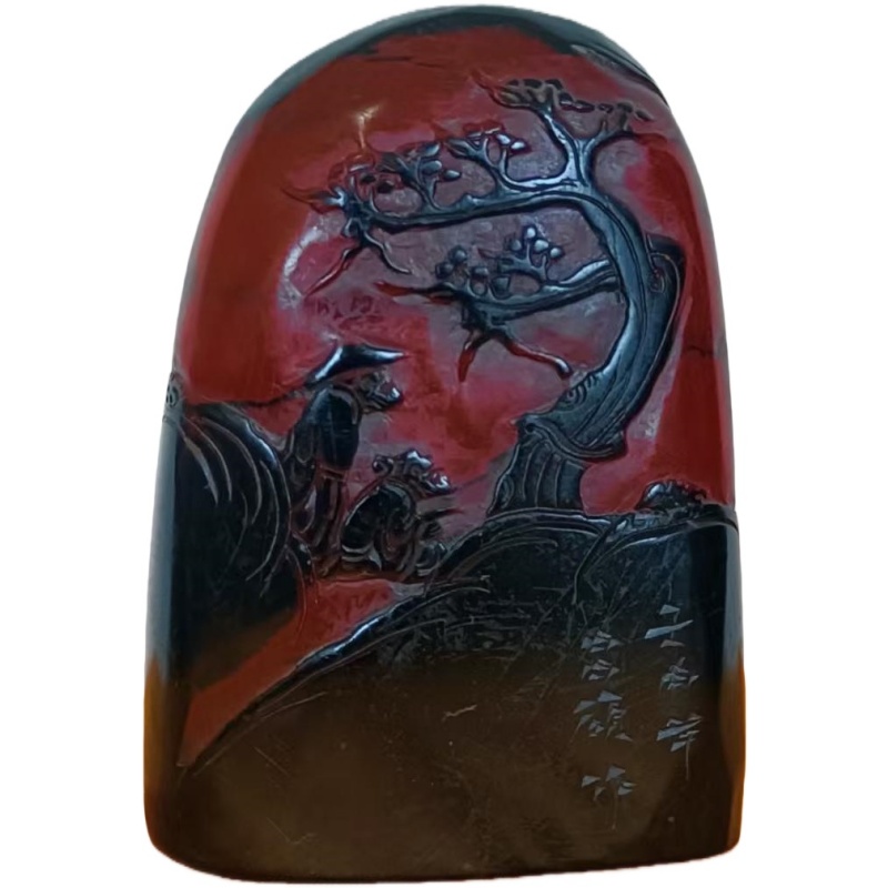 乌鸦皮田黄印章AH0154