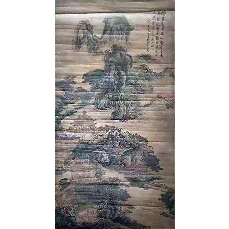 山水人物画AH0157