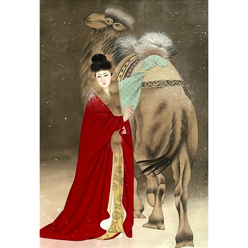 骆驼和少女59437