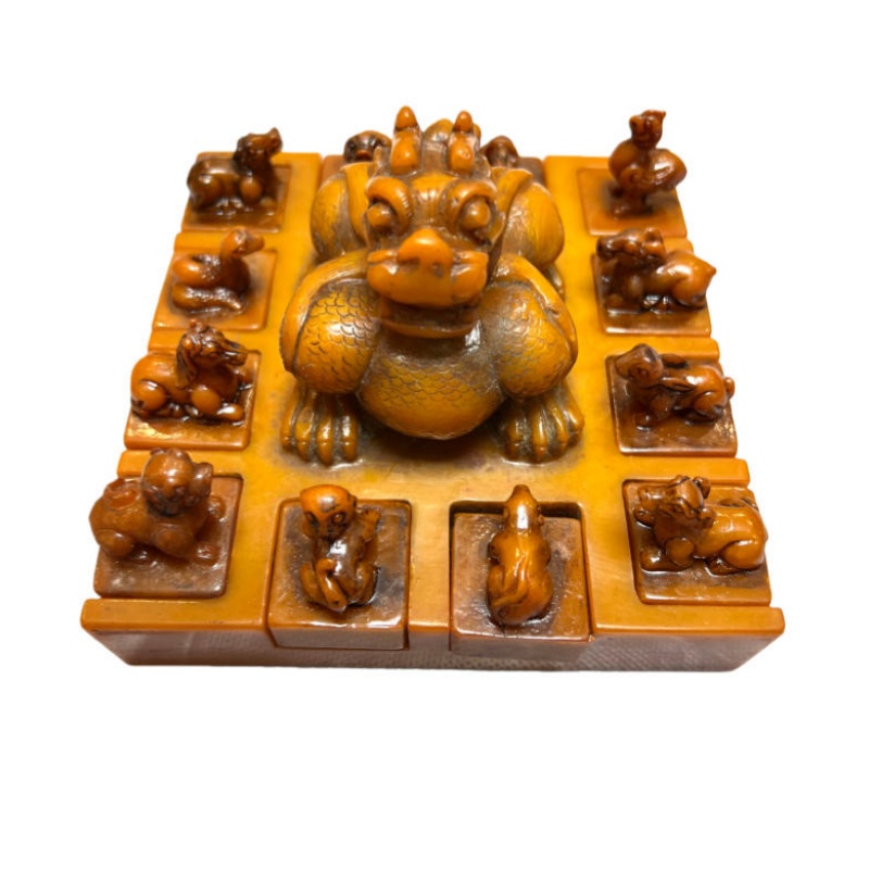 十二生肖印章 鸡油田黄 AK0206