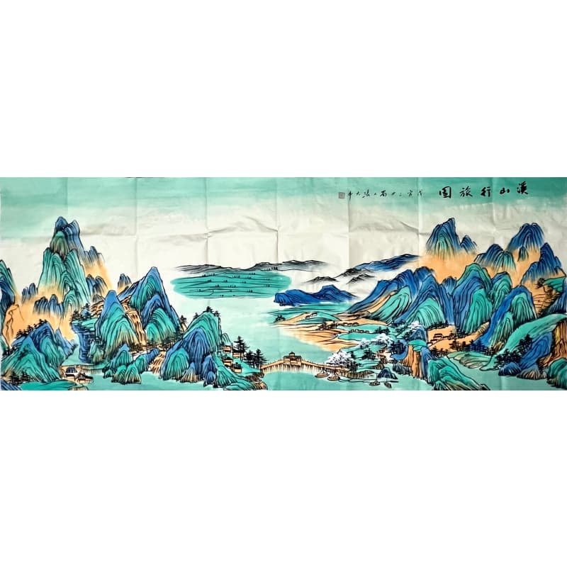 溪山行旅图AB0810