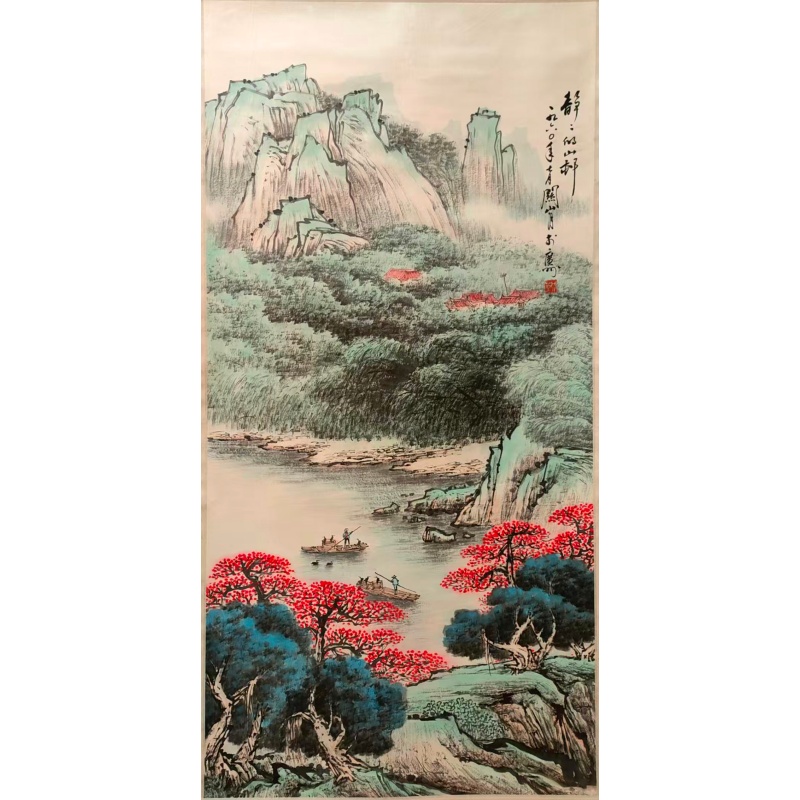 静谧山乡图AK0263