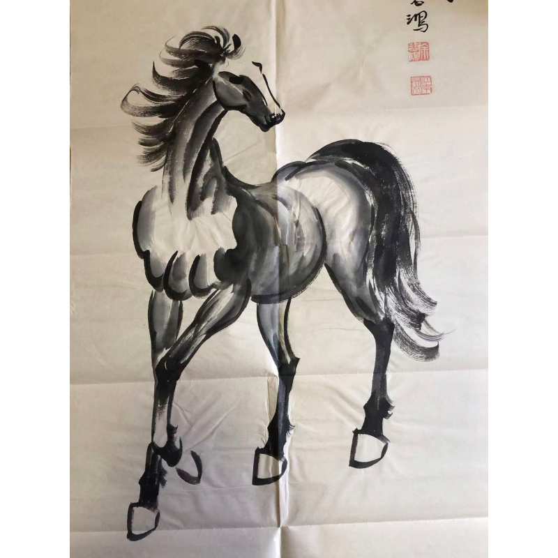 秋风立马图AK0304