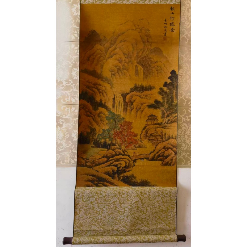 秋山行旅图AC1027