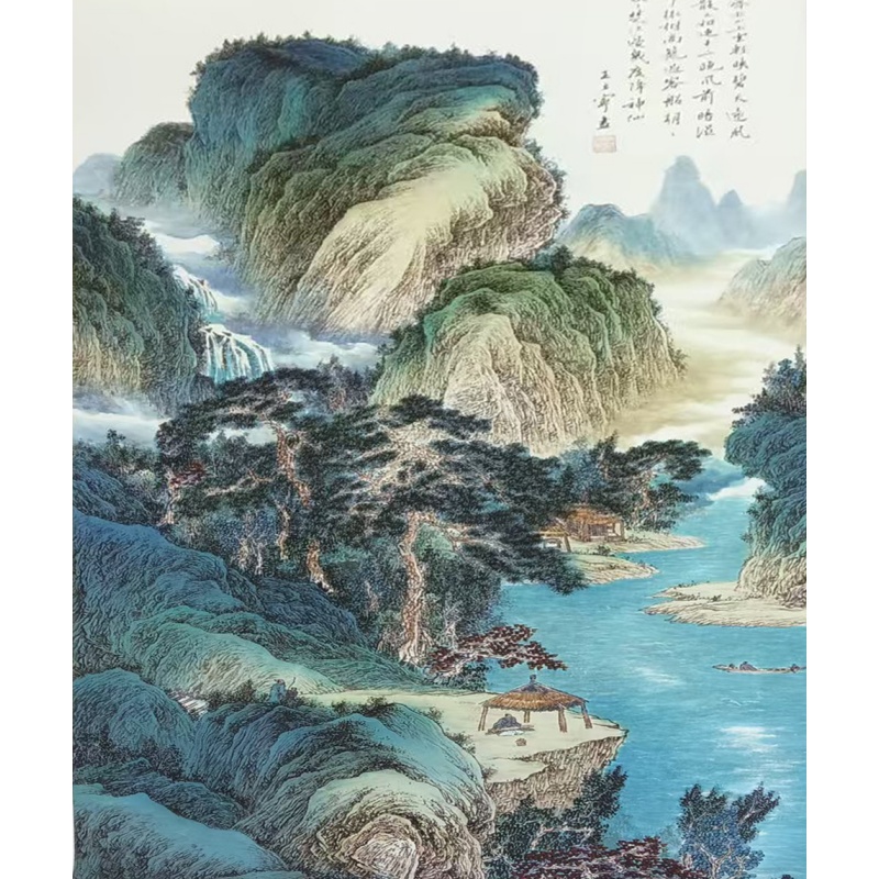 青绿山水图AC2023