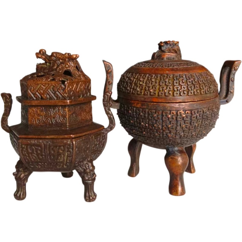 方鼎式熏炉和冠耳熏炉AH0287