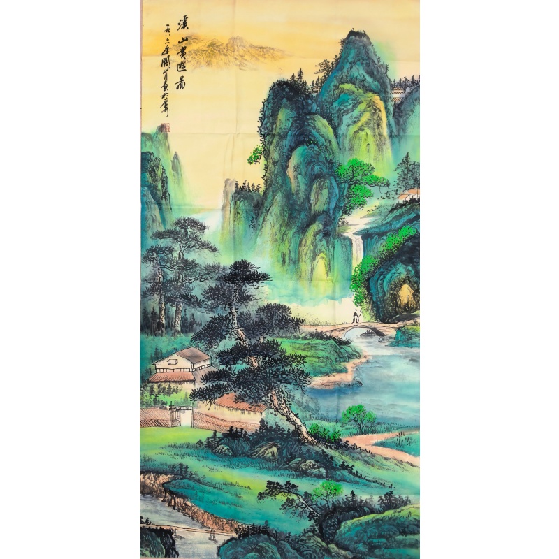 溪山秀色图AH0284