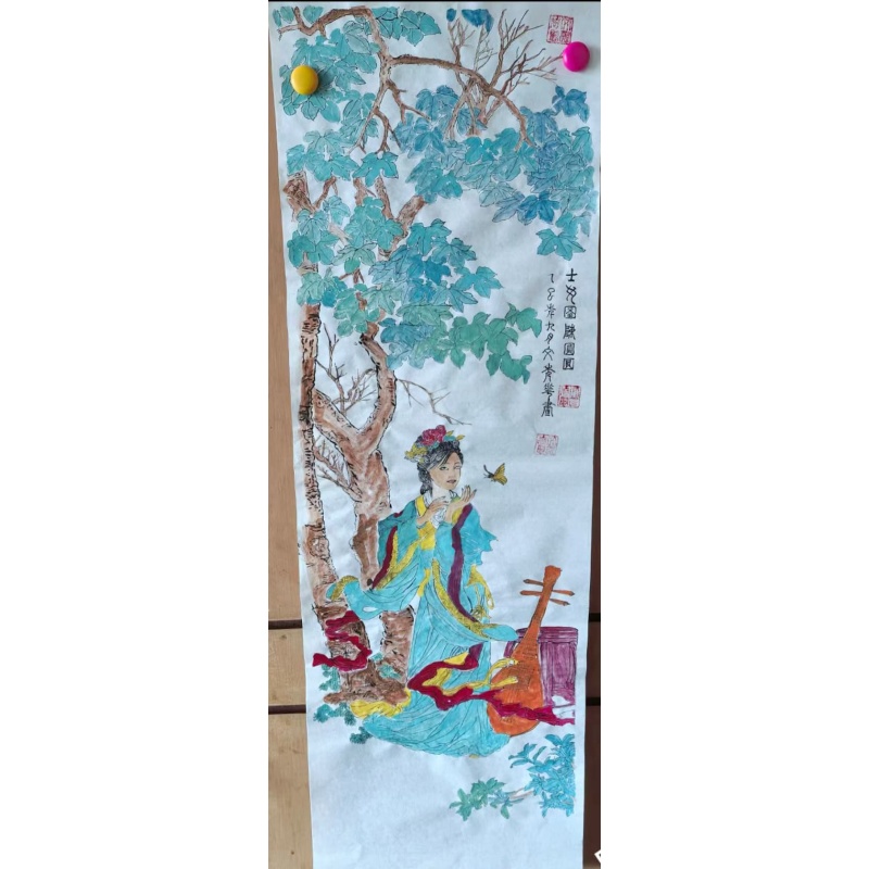 梅兰竹菊字画AB0938