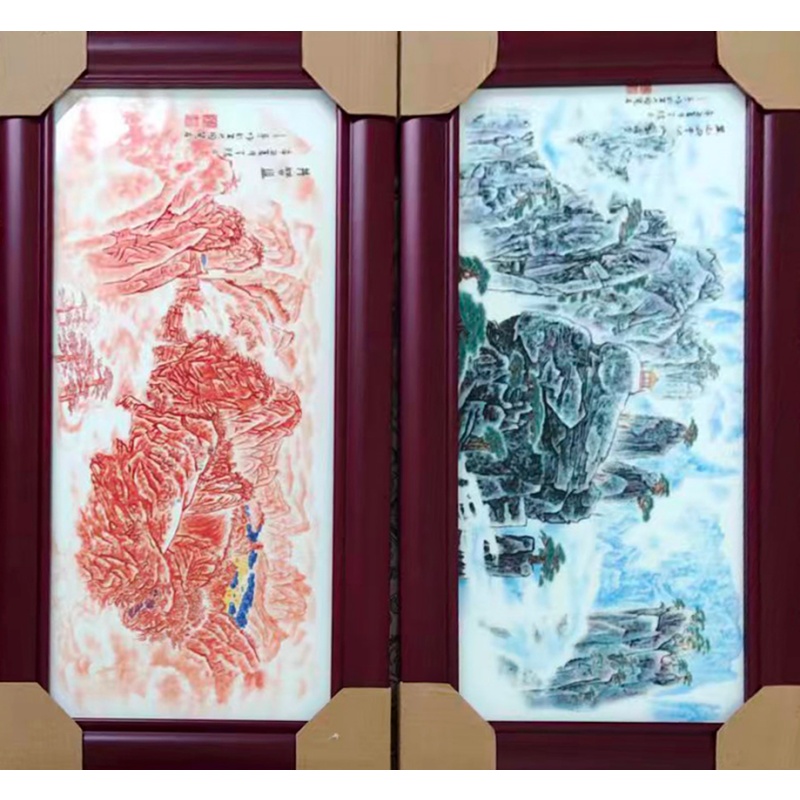 盛世江山瓷板画