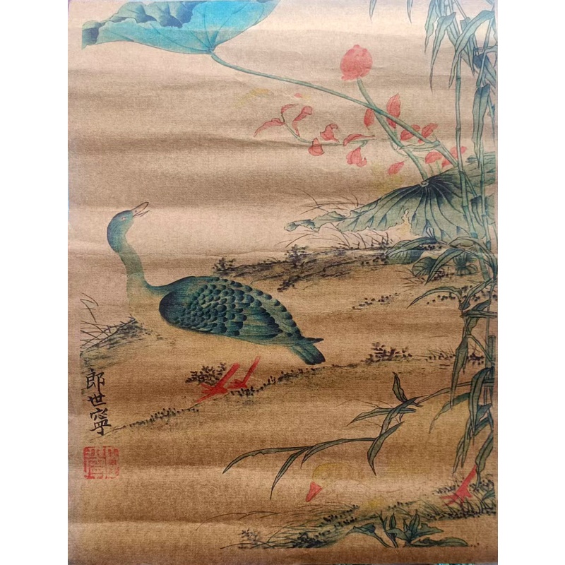 荷塘水檎图AK0330