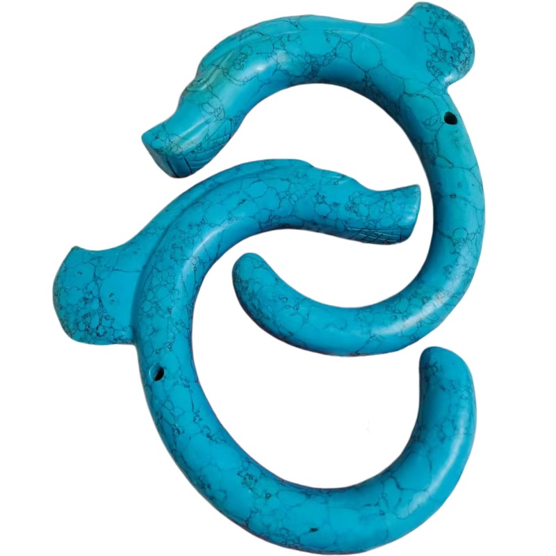 松石的玉猪C形龙AE0429